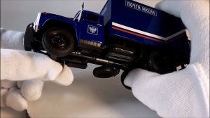 ЗИЛ 130 (У 165) "Почта России"?️Автоистория?️Обзор масштабной модели 1:43