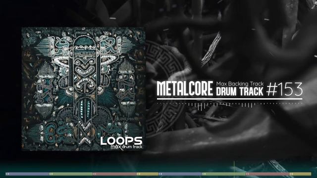 Metalcore Drum Track / Kublai Khan Style / 170 bpm смотреть онлайн
