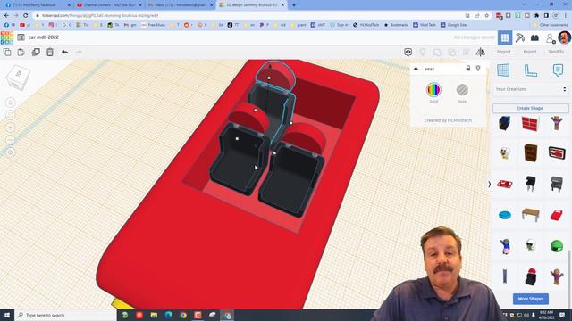 Absolute Beginner Tinkercad Car Tutorial for 2022 | Shortcuts & More смотреть онлайн