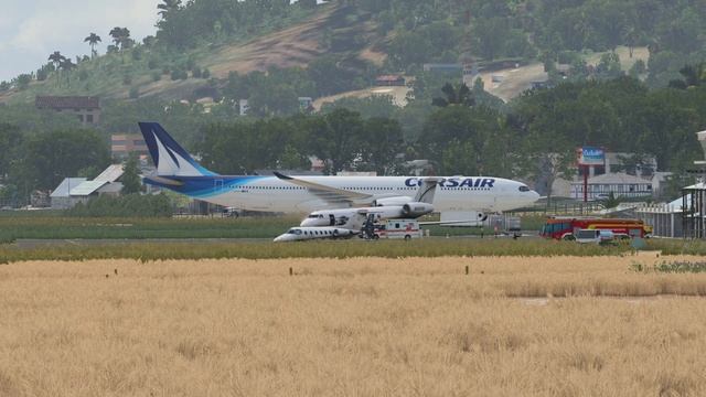 X-PLANE 12.00b7 - RWY34 Landing at MAYOTTE Airport (Corsair) A330Neo F-HLUV смотреть онлайн