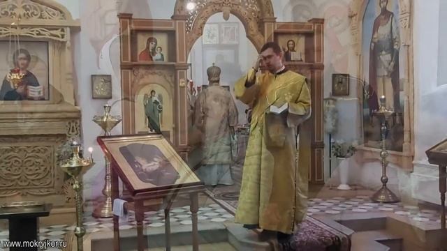 Первое Архиерейское Богослужение спустя 100 лет - с.Мокрый Корь смотреть онлайн