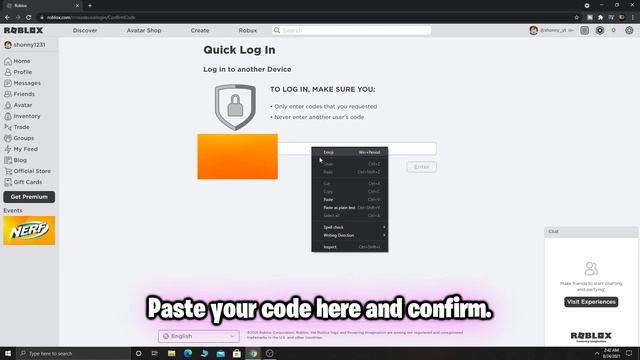 How To Use Quick Login On Roblox 2021 смотреть онлайн