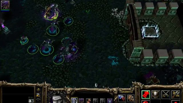 Warcraft III The Frozen Throne (прохождение). Компания Нежити. Глава 7 часть 1: Мрак и паутина. смотреть онлайн