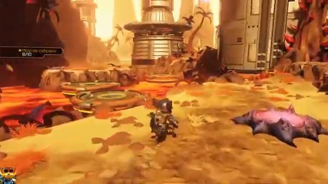 Реактивный ранец. Игра Ratchet & Clank Часть 14. Ретчет и Кланк на ПС4.