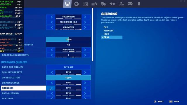 FORTNITE-Ch3-S1-i3 10100f-Gtx 960 2Gb-16Gb Ram@1080p-DirectX 11 Low/Medium/High/Epic Settings смотреть онлайн