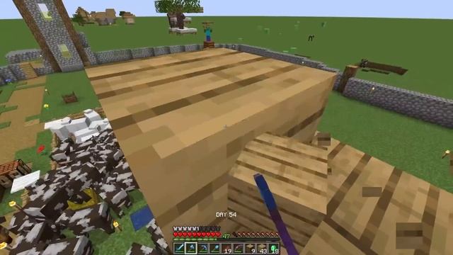 I Survived 100 Days in a Minecraft Flatworld... смотреть онлайн