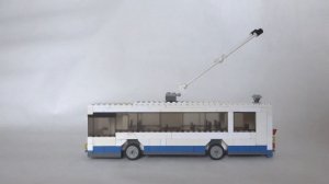 Троллейбус ТролЗа-5275 «оптима» из ЛЕГО