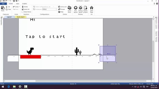Tutoriales Construct 2 Infinite runner (Plagio Chrome dino runner (Tomala google!)) pte3 смотреть онлайн
