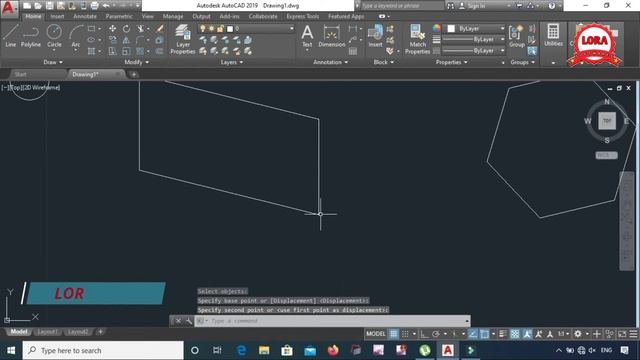 Autocad Tutorials In Telugu || Move, Copy, Stretch, Rotate, Mirror || 2D 25 || By LORA Softwares смотреть онлайн