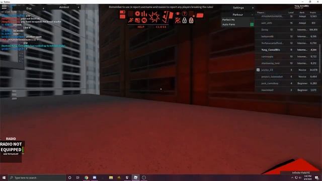 ROBLOX | Parkour Hack / Script | Perfect MS | Auto Farm | 80M Points Per Day смотреть онлайн