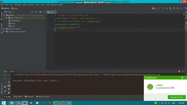 PYTHON Tutorials-- Program To Check String Palindrome! смотреть онлайн