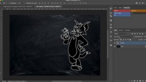 ЭФФЕКТ КОНТУРНОГО РИСУНКА В ФОТОШОПЕ