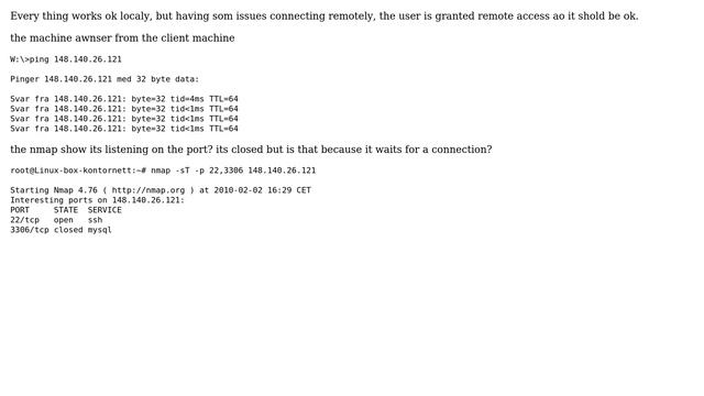Problems configuring Mysql on ubuntu for remote access смотреть онлайн