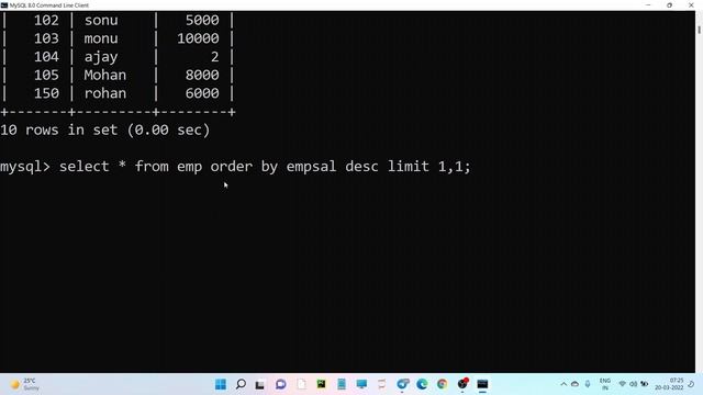 SQL | MySQL || Select Query/Cmd |With All Concepts In Detail #Hindi смотреть онлайн