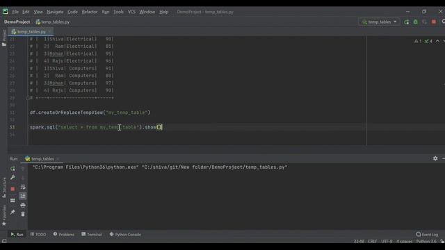 Creating temp tables in pyspark | SQL in pyspark | Spark | Pyspark Tutorial | Pyspark course смотреть онлайн