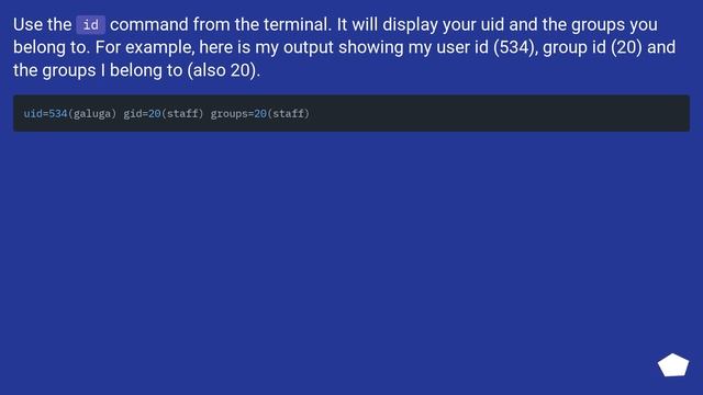 How do I find my user ID and group in Mac OS X? смотреть онлайн