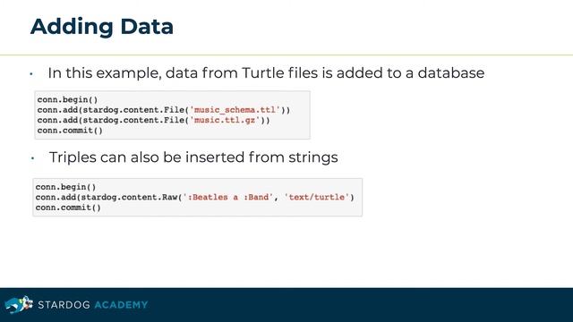 Stardog Academy Fundamentals: Python смотреть онлайн