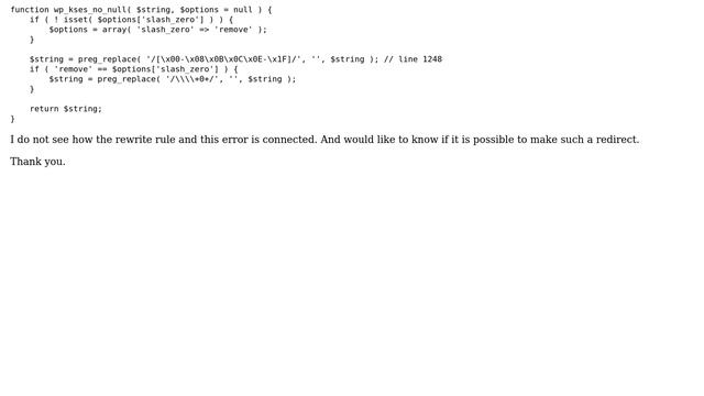 htaccess redirect throws an error: PHP Catchable fatal error: Object of class WP_Error could not... смотреть онлайн