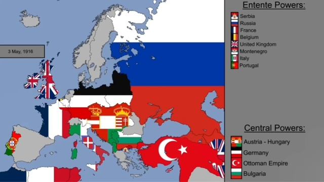1 Мировая война за 14 секунд. Автор Geografy and Spase смотреть онлайн