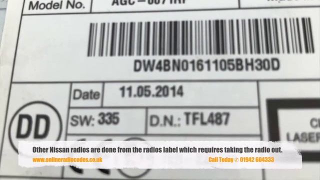 How To Get Nissan Radio Codes Online In Minutes смотреть онлайн