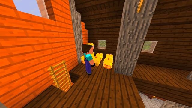 КАК МЕНЯЛАСЬ ДЕВУШКА ПЧЕЛА И ЕЁ ЖИЗНЕННЫЙ ЦИКЛ В МАЙНКРАФТ ЭВОЛЮЦИЯ ПЧЕЛЫ смотреть онлайн