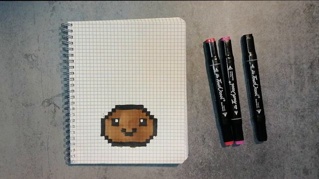 Нарисовать пиксельный рисунок I Милая картошка смотреть онлайн