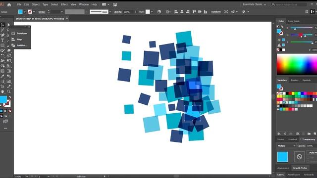 Adobe illustrator Pixel Head logo tutorial | How to design colorful logo, designersvalley logo idea смотреть онлайн