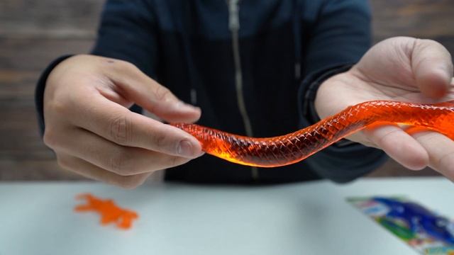 Sticky Stretchy Fun Animals Alligator, Snake, Lizard Unboxing and Review смотреть онлайн