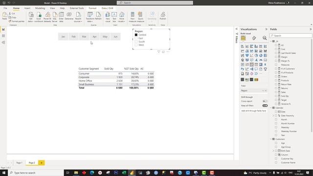 Проценты в Power BI смотреть онлайн