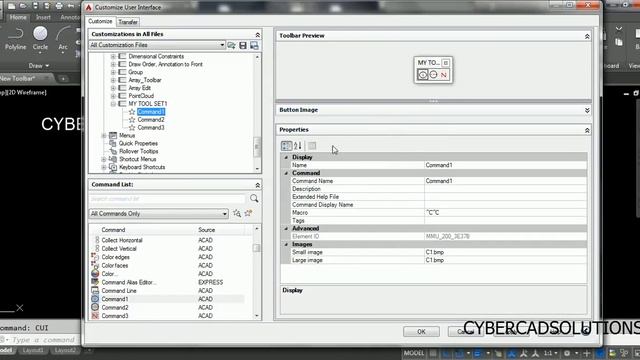 How to Create a New Toolbar in AutoCAD смотреть онлайн
