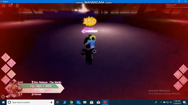 Jojo's Bizarre Story - Roblox - Star Platinum смотреть онлайн