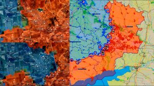 Анимированная карта боевых действий с февраль 2022 по февраль 2024 года
