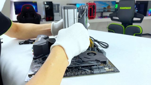 GameMax New Gamma500 Rainbow ARGB CPU Cooler Install смотреть онлайн