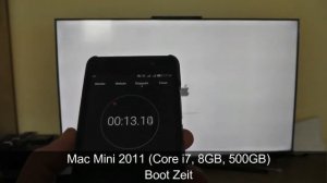 Mac Mini 2011 vs  Mac Mini  2014 Vergleich