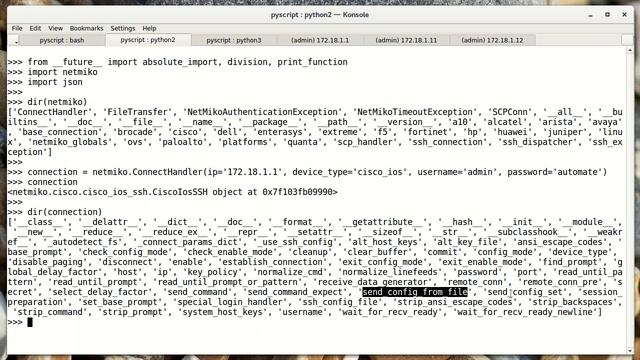 Network Automate - 04. Using Netmiko смотреть онлайн