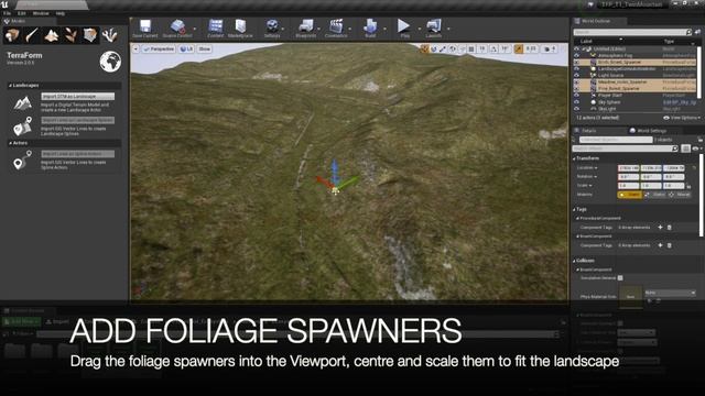 NEW! Creating Real World Landscapes in UE4 from Maps (GIS Data) using TerraForm 2.0 for UE4.24+. смотреть онлайн