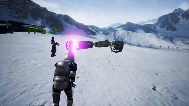 Gameplay Star Wars: Galaxy in Turmoil (ремейк отменного Star Wars: Battlefront 3) смотреть онлайн
