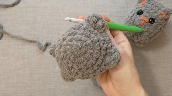 No Sew Crochet Cat Tutorial- Amigurumi BEGINNER Friendly
