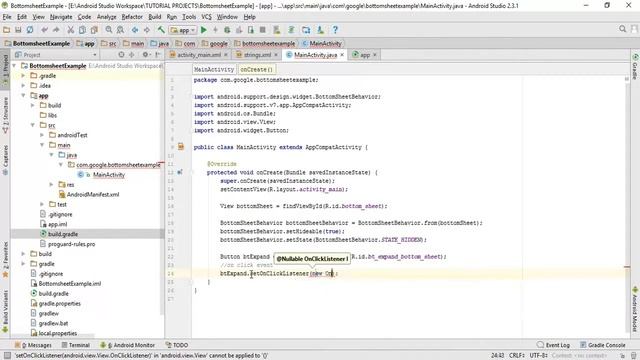 Bottom sheet in Android Tutorial (with Source Code) смотреть онлайн