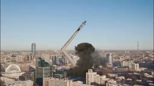 Снос телебашни в  Екатеринбурге альтернативная история до настоящего сноса  на 8 марта 2018  Full