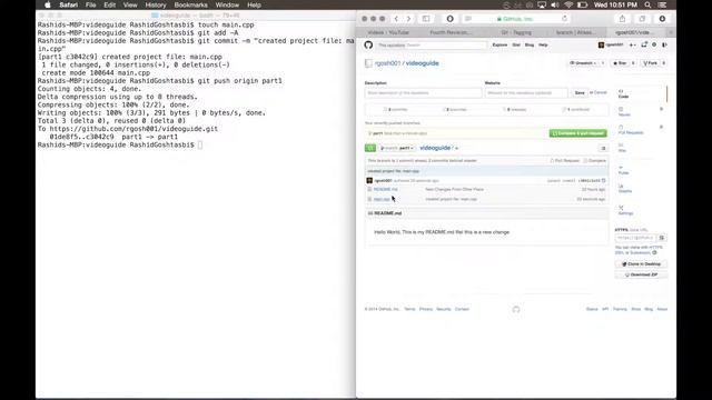 Learning GitHub: Branches смотреть онлайн