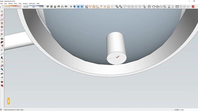 How to make wall lamp in sketch up | Sketchup tutorial смотреть онлайн
