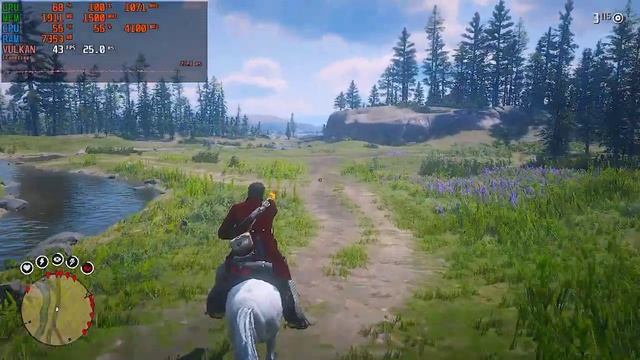 Red Dead Redemption 2: RX550 2GB + Ryzen 3 4100 смотреть онлайн