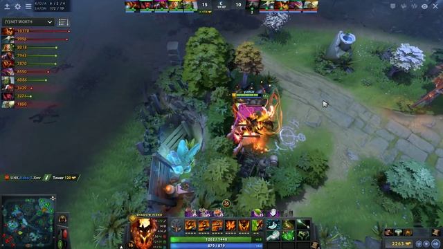 Yawar (Rank 15) plays Shadow Fiend Dota 2 Full Game смотреть онлайн