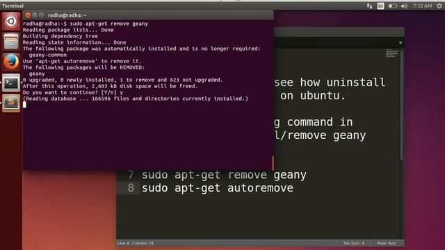 How to uninstall geany editor on ubuntu смотреть онлайн