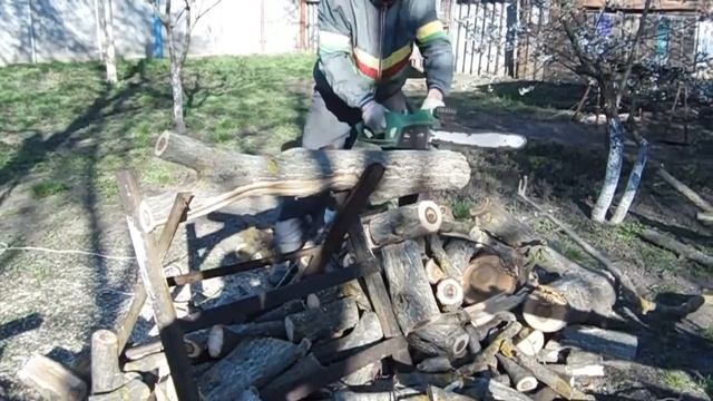 Испытание самой дешёвой цепи для пилы смотреть онлайн