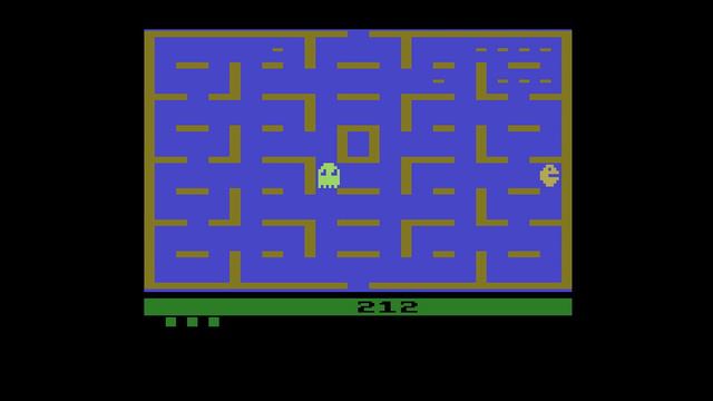 Pac-Man (Atari 2600) Прохождение (1982) смотреть онлайн