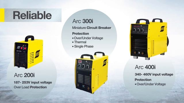 Heavy Duty MMA Inverter Welding Machine | Full Range Of IGBT Inverter MMA From ESAB