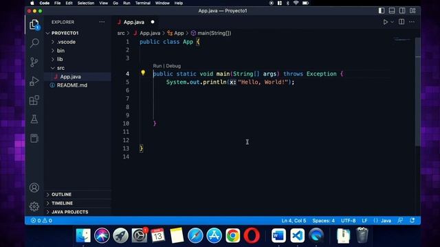 Estructura de un programa en Java (Clase y Main) смотреть онлайн