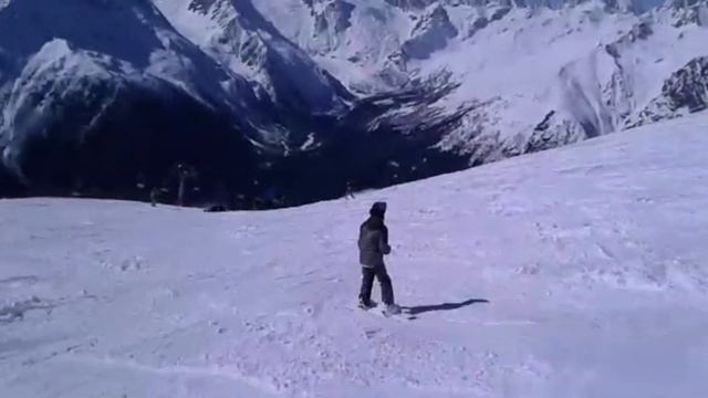 Горные лыжи. Домбай (КЧР). Февраль 2018 смотреть онлайн